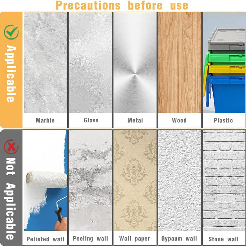 Pack X2 Cinta Doble Contacto Cinta Doble Faz Cinta Magica 3m