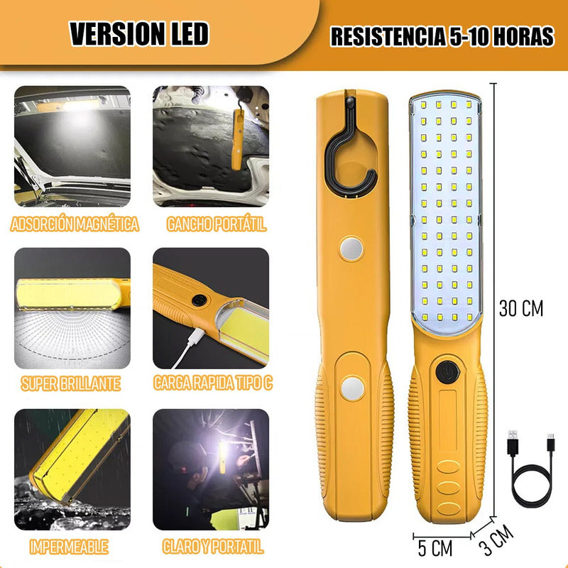 Pack 2 Lamparas De Emergencia Luces De Trabajo Lampara Led