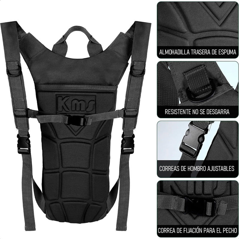 Pack Mochila Para Agua Mochila Camelback Hidratante+bolsa