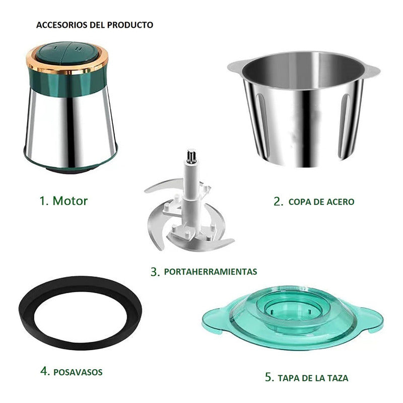 Procesadora Alimentos Robot De Cocina Picadora Alimentos