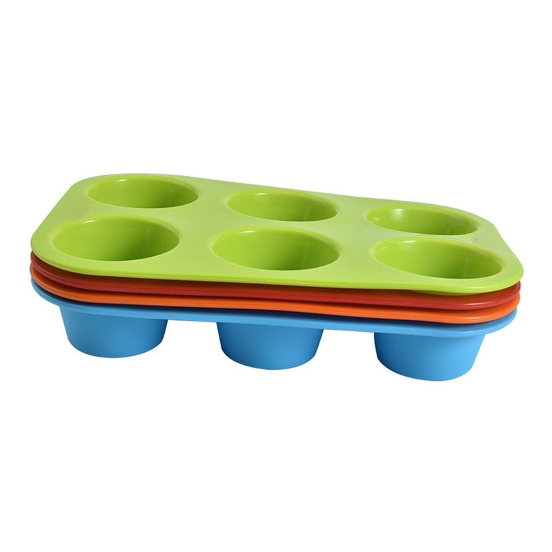 Molde Silicona Moldes Cupcakes Moldes Cupcakes Baratos 6 Cup