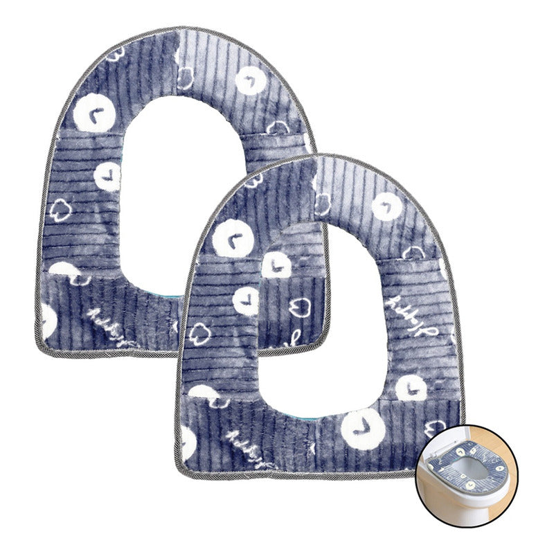 Pack X2 Funda Asiento Inodoro Cubierta Asiento Wc Funda Baño