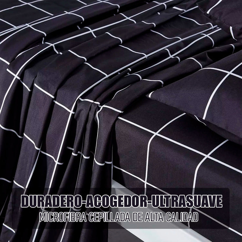 Juego De Sábanas Sabanas 2.5 Plazas Sabana Fundas Almohadas