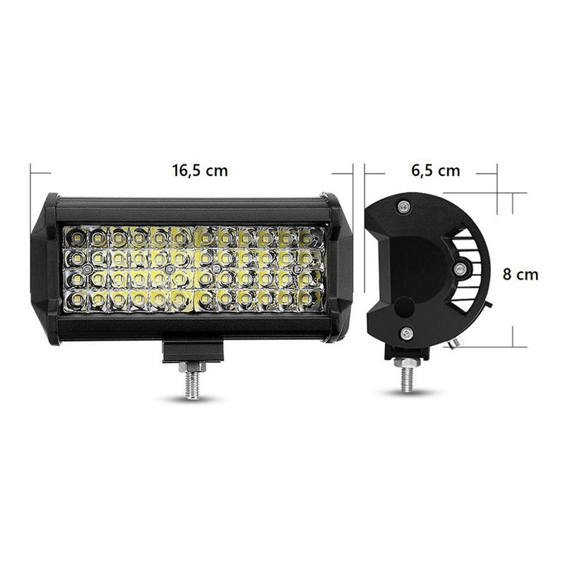 Pack X2 Barra Led 120w Focos Neblineros Para Camiones 4x4