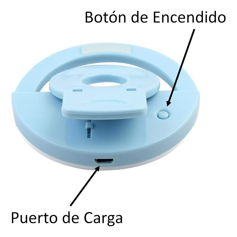 Aro Selfie Para Celular Led Anillo De Luz 18 Led Smartphone