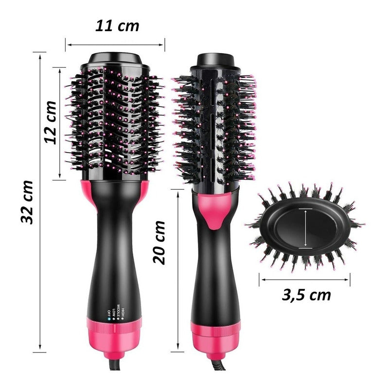 Cepillo Alisador Y Secador Cepillo 3 En 1 Peine Antifrizz