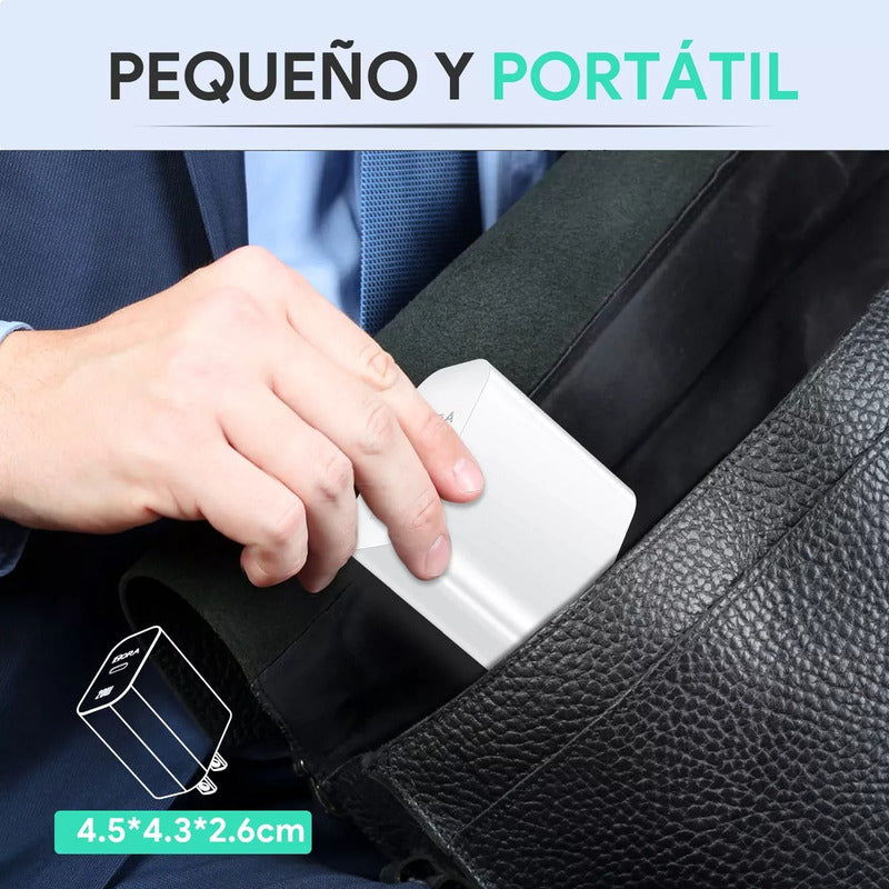 Cargador Carga Rápida 20w Tipo C Compatible Con Lightning