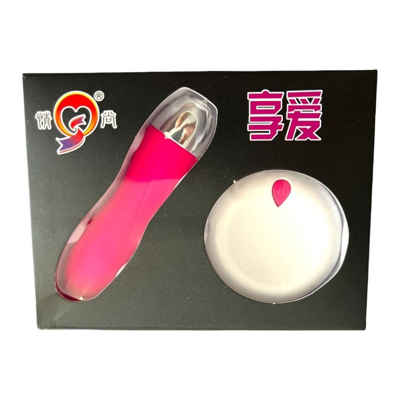 Vibrador Vaginal Anal Consolador Control 10 Movimientos Vibr Color Fucsia