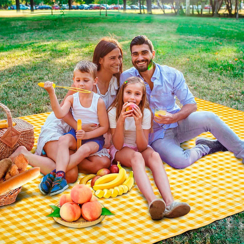 Manta Picnic Plegable Impermeable Naranja Y Amarillo Alfombra Cubrepiso Camping Manta Picnic Impermeable Arcashopping Alfombra Camping Manta Plegable Para Picnic Alfombra Lona Camping Impermeable