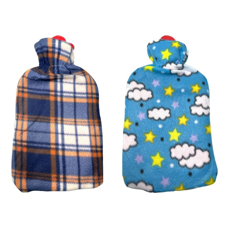 Guatero Con Funda Polar Guateros De Agua Caliente Manos Pies