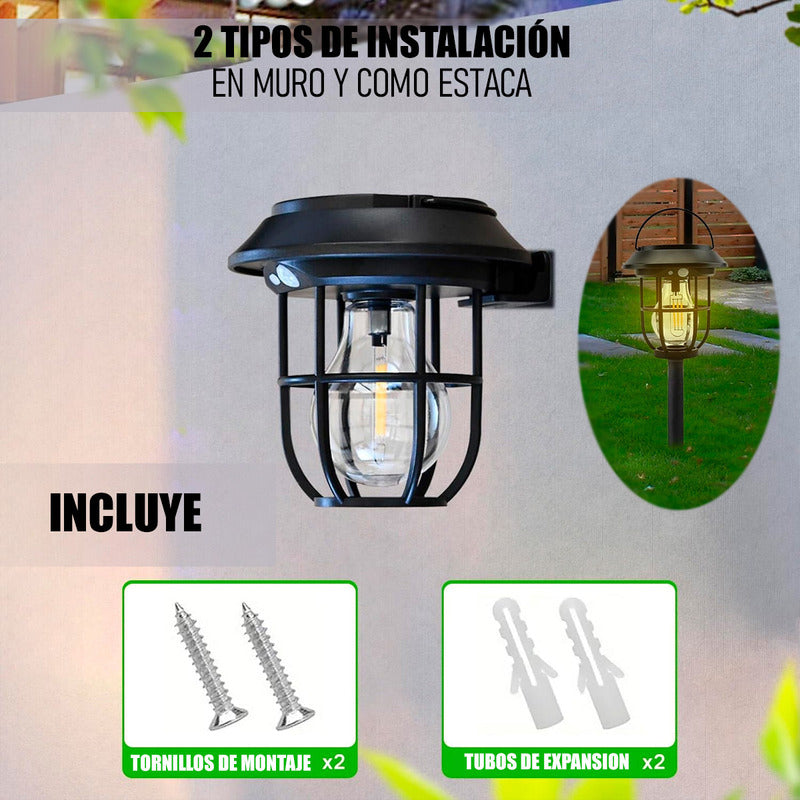 Lamparas Solares Exteriores Estacas Solares Para Jardin Foco