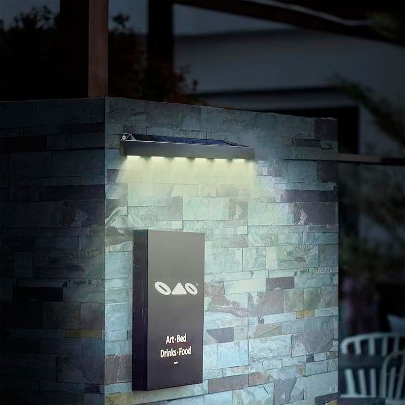 Aplique Solar Exterior Lampara Exterior Pared Lampara Muro