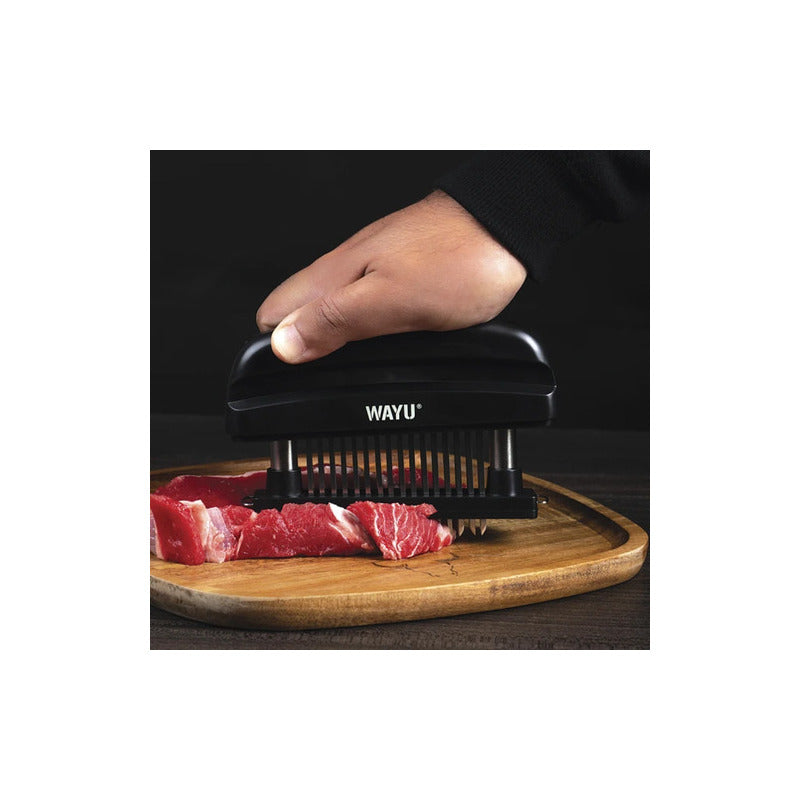 Ablandador Premium De Carne Wayu Filetes Parrilla Asado Bbq Color Negro
