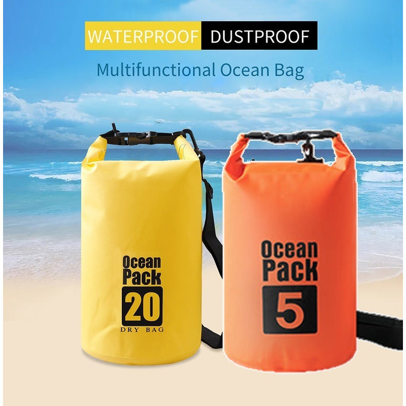 Bolso Seco Impermeable Mochila Camping 5 Litros Waterproof