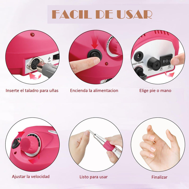 Torno Manicure Torno Para Manicura Torno Para Uñas Con Limas