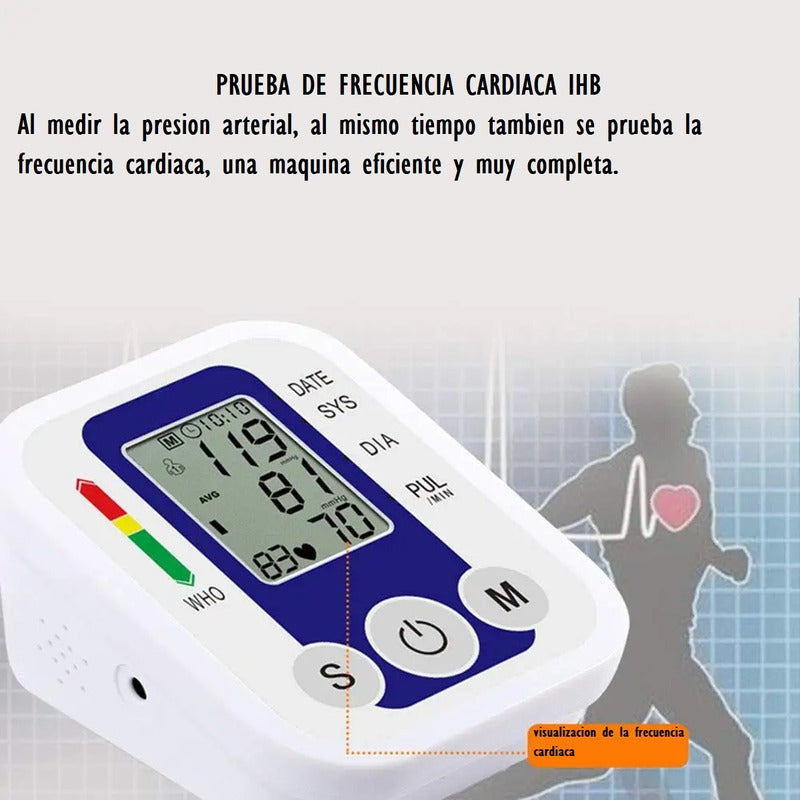 Tensiometro De Brazo Digital Tomador De Presion Digital Tens