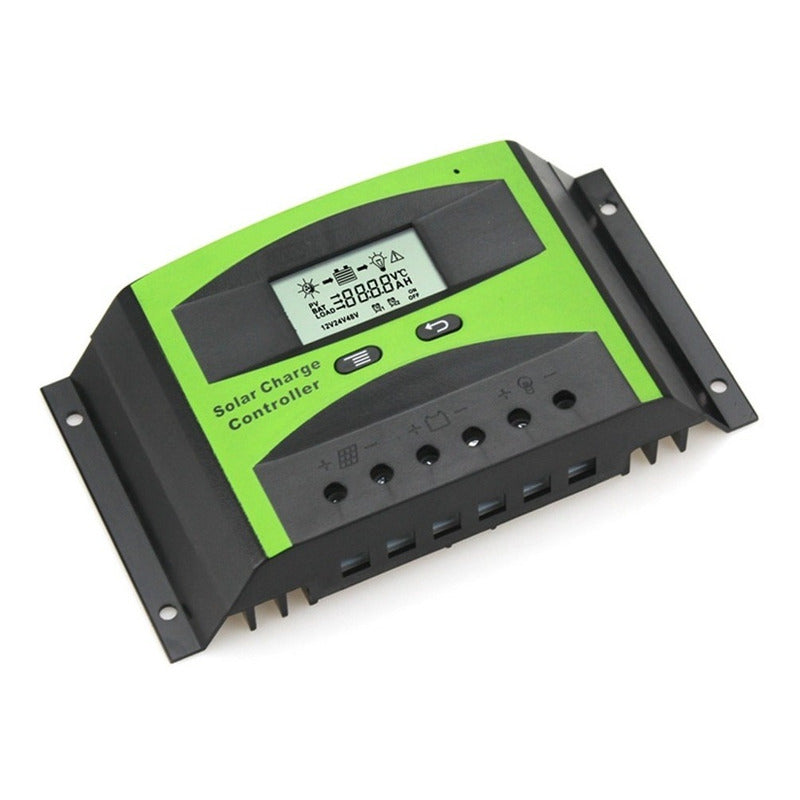 Regulador De Carga Solar Con Pantalla Lcd Controlador 30 Amp
