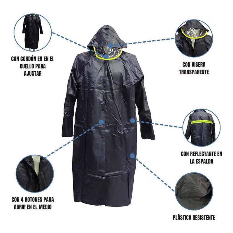 Traje Lluvia Impermeable Chaqueta Impermeable Lluvia Traje