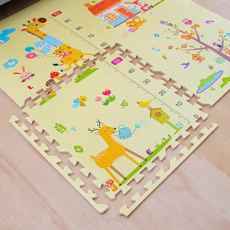 Alfombra Para Niños Goma Eva 60x60 Alfombras De Bebé Antigol