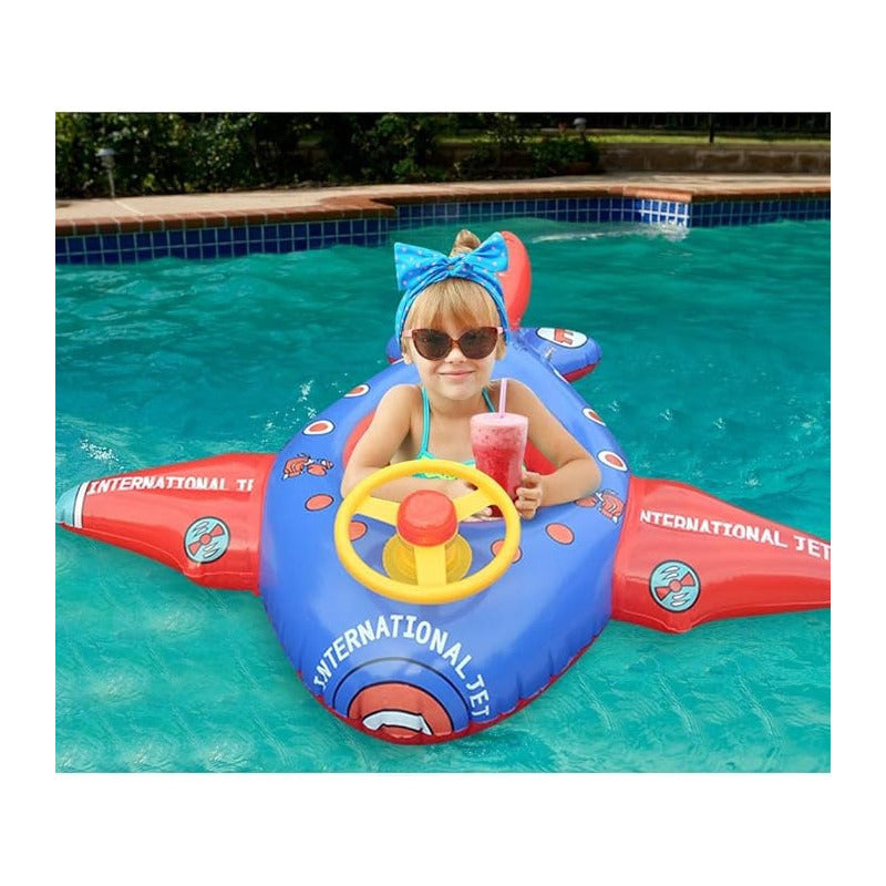 Flotador Para Niños Modelo Avion Flotador Para Piscinas Niño