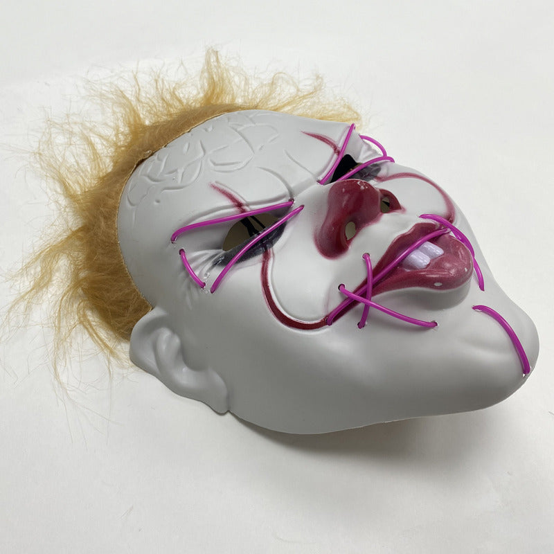 Mascara De Pennywise Con Luces Mascara De Payaso Halloween