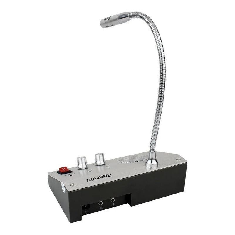 Intercomunicador Bancos Citofono Cajas Microfono 2 Vias Dual