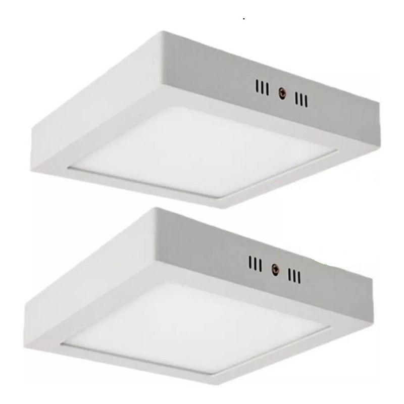 Pack X2 Foco Led Foco Led Sobrepuesto 12w Lamparas Techo