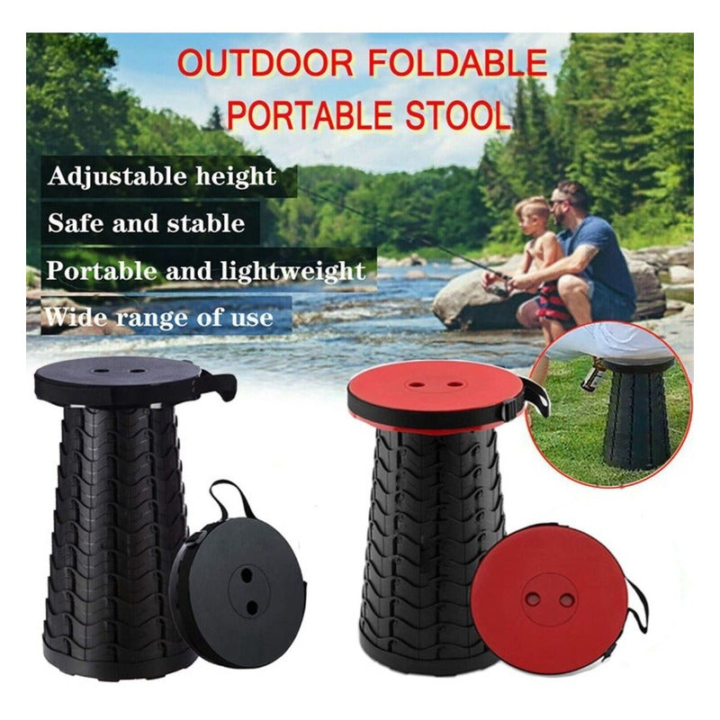 Silla Plegable Camping Piso Retractil Camping Tabure Portati