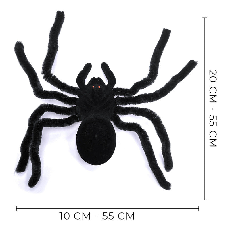 Araña Grande Decoracion Halloween Araña Decorativa Fiestas
