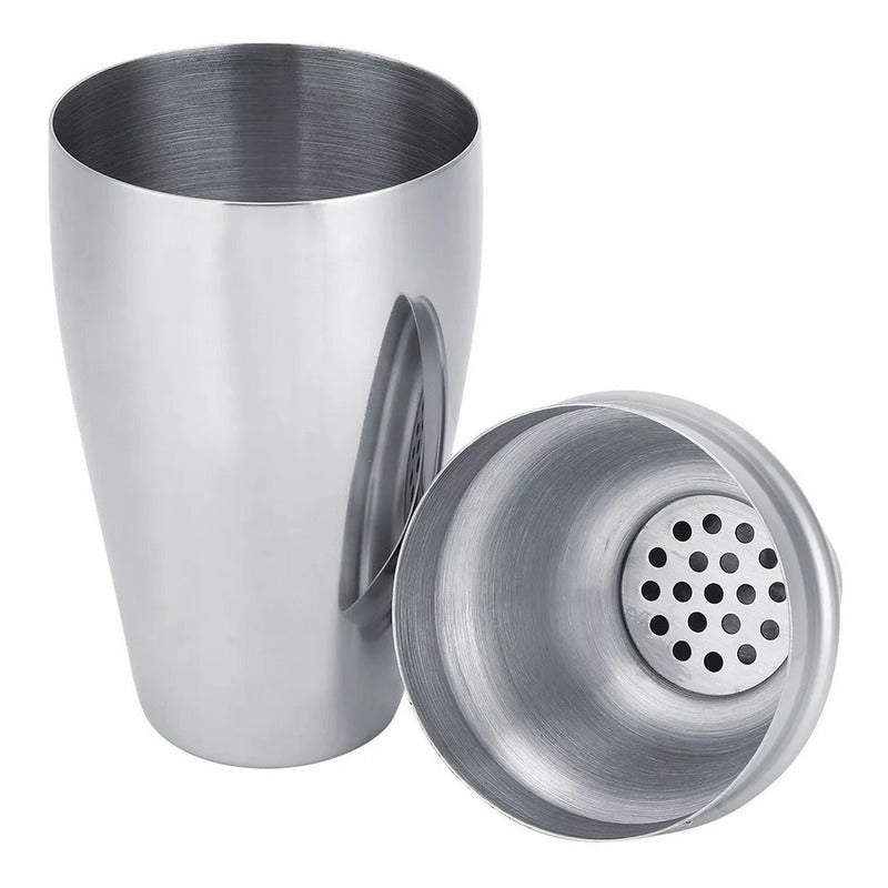 Vaso Coctelero Acero Inoxidable Tragos Coctel 500ml Bebidas