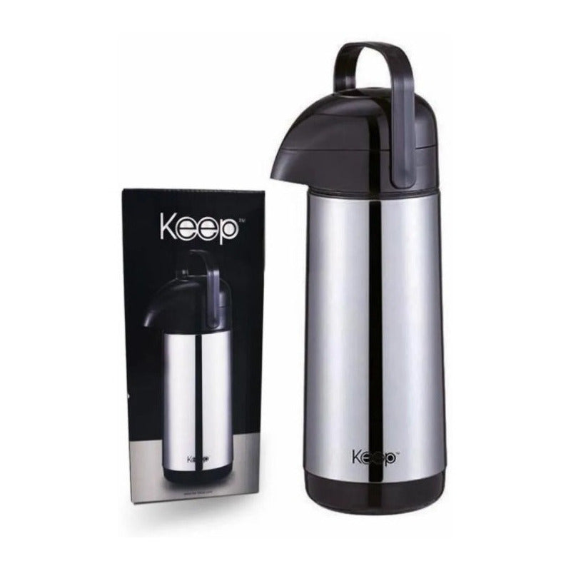 Termo Sifón 1 Litro Caliente/ Frío Acero Inoxidable - Keep