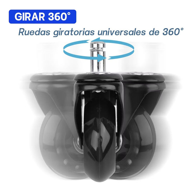 Pack X10 Ruedas De Silla Ruedas Escritorios Ruedas Multiusos