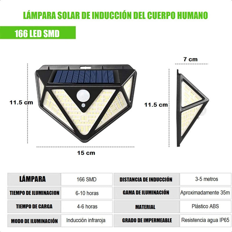 Farol Led Luces Solares Exterior Luminaria Farol Solar Jardi