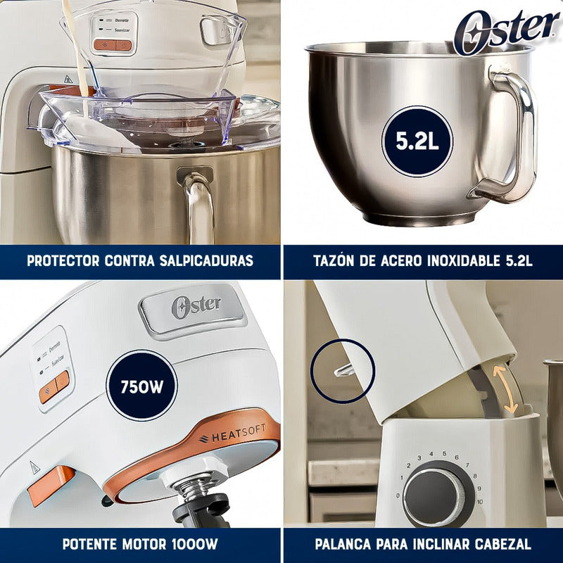 Batidora Amasadora Oster Batidora De Masa Amasadora Heatsoft