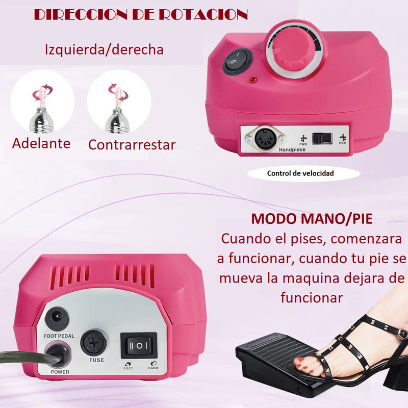 Torno Manicure Torno Para Manicura Torno Para Uñas Con Limas