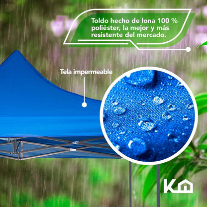 Pack X3 Repuesto Toldo 3x3 Carpa Universal Para Toldo Techo