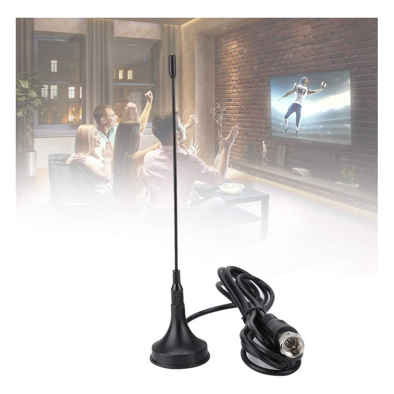 Pack X2 Mini Antena Digital Tv Antenas 10db Receptor Señal