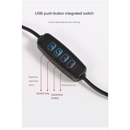Lampara Led Escritorio Lampara Articulada Con Abrazadera Usb