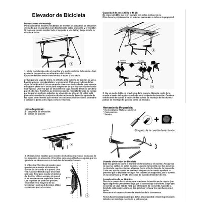 Gancho Para Colgar Bicicleta Techo Soporte Bicicletas Bike