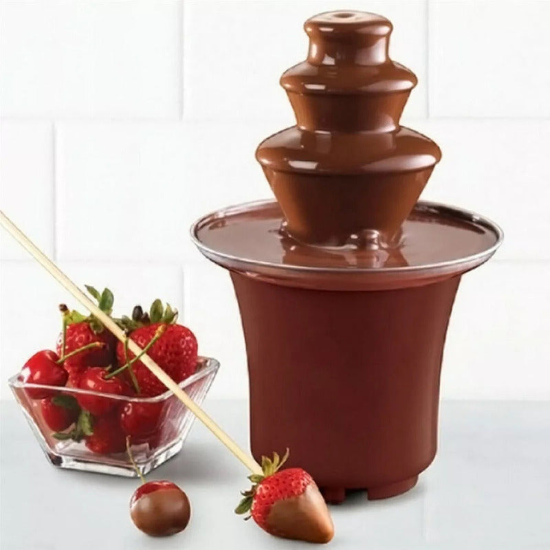 Mini Máquina Eléctrica En Cascada Para Fondue De Chocolate