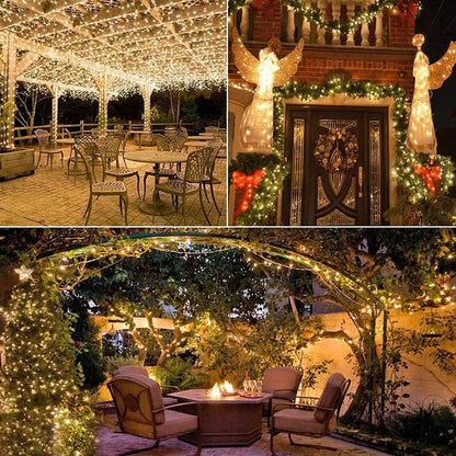 Guirnalda Alambre Hada Manguera Led Luces Navideñas Led 40m Arcashopping Luces De Navidad Exterior Luces Terraza Guirnalda Luces Exterior Guirnaldas Solares Jardin