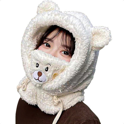 Gorro Invierno Gorro De Lana Gorro Oso Gorro Chiporro Cuello
