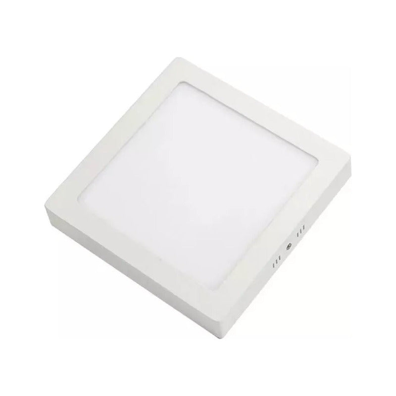 Foco Led Panel Plafon Sobrepuesto Cuadrado 18w Luz Fria