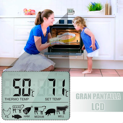 Termometro Para Carne Termómetro Digital Wayu Termometro Wayu Arcashopping Termometro De Cocina Termometro Horno Wayu Termometro Para Alimentos Wayu Termometro Digital Para Horno