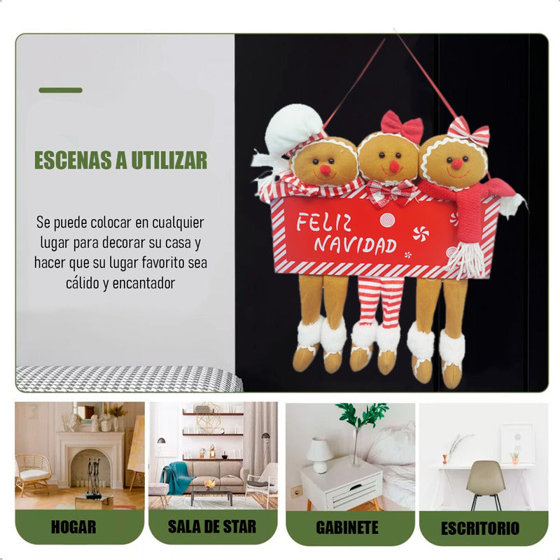 Adornos De Navidad Adornos Colgantes Para Puerta Adornos Nav