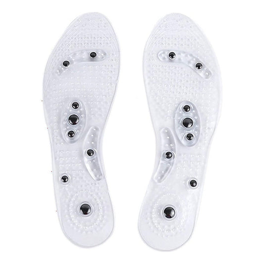 Plantillas Bio-magnética Terapia Par Gel Masajes Tamaño De La Plantilla 25cm - 27cm