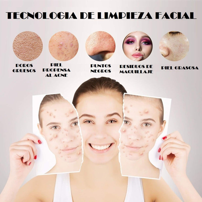 Cepillo Limpieza Facial Limpiador Facial Electrico Exfoliant