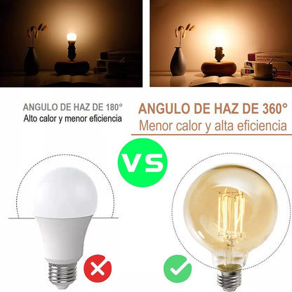 Ampolleta Led 6w Ampolleta Led Ampolleta E27 Ampolleta G125 Ampolleta Retro Led Bulbo Led Ampolleta G125 Led Bombilla Incandescente Retro 6w 2700k Arcashopping