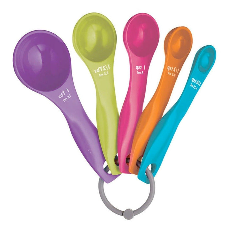 Set 5 Cuchara Medidora De Alimentos Reposteria Taza Medidas