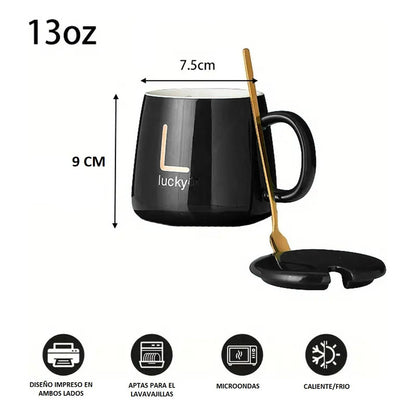 Pack X4 Taza De Café Con Calentador Eléctrico Juego De Tazas
